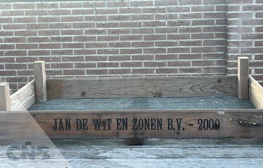 Foto van Houten gaasbakken hoge poot