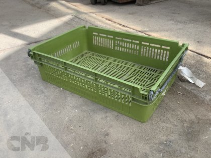 Lage groene curvers