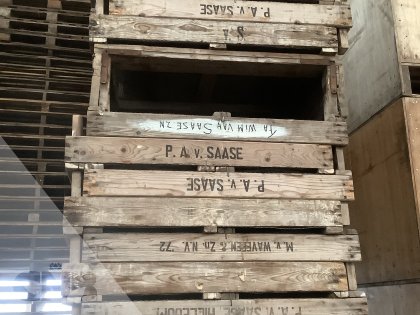 Houten gaasbakken 75x50 hoge poot
