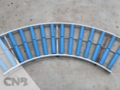 Aluminium rollerbaan bocht