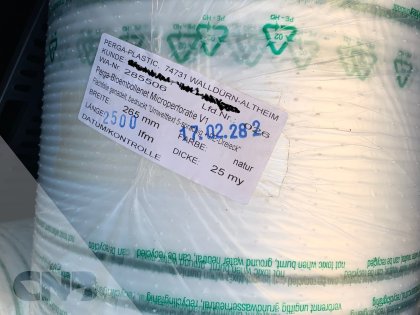 Inpakfolie voor inpakmachine bloembollen