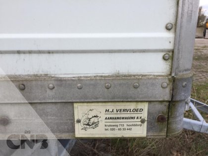 Bloemenaanhangwagen-Vervloed