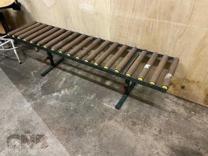 Rollenbaan voor gaasbakken