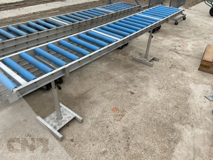 Rollenbanen met aluminium onderstel