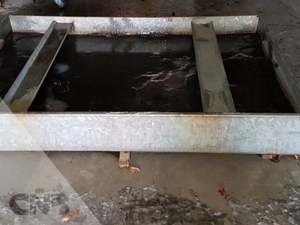 gegalvaniseerde uitdruipbak-lekbak