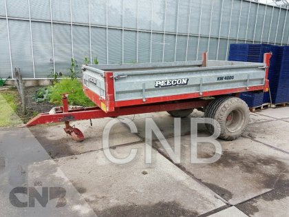 Peecan KW4000. Hydraulische kiepwagen