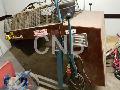 Perfect pelmachine rubber staal 80 cm