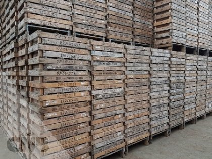 Houten gaasbakken hoge poot