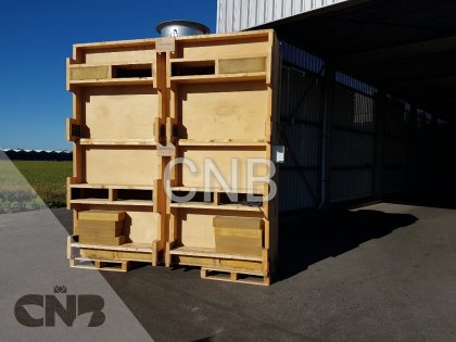 Droogwand 4 kuubkisten hoog 2 breed (zgan)