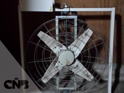 Ventilator in statief -Ijsselmuiden
