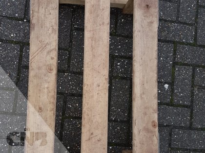 Houten onderzetters 75x50 topstaat !!