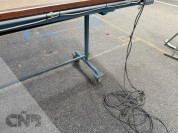 Foto van Leesband met opvoerelevator en stortpit