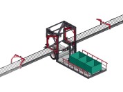 Foto van VDR oogstband voor bloemen met platform