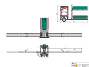 Foto van VDR oogstband voor bloemen met platform
