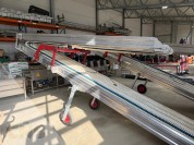 Foto van VDR oogstband voor bloemen met platform