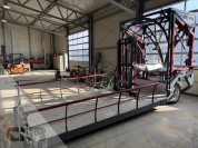 Foto van VDR oogstband voor bloemen met platform