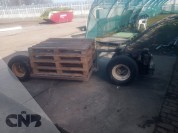 Gemotoriseerde pallet drager