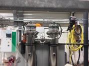 Foto van UV waterontsmettingsinstallatie